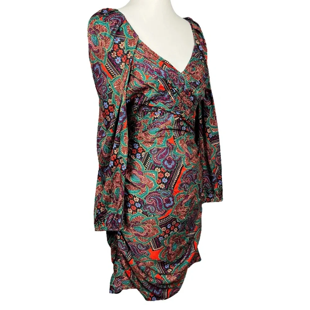 Veronica Beard Silk Floral Bodycon Dress Womens Size 8 New - Picture 3 of 14